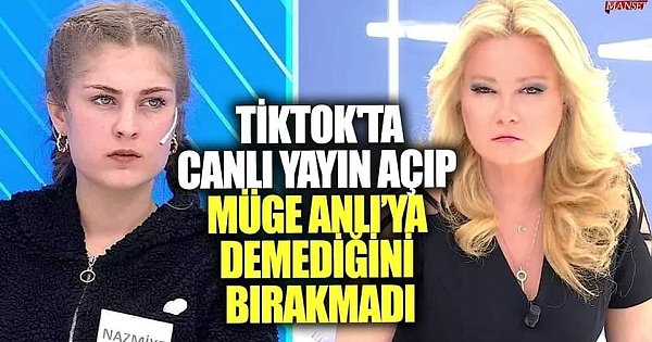 TikTok'ta canlı yayın açan Nazmiye Müge Anlı’ya demediğini bırakmadı