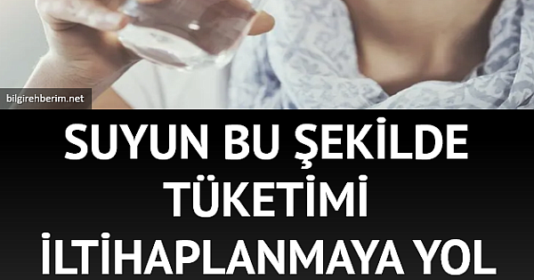 Suyun Bu Şekilde Tüketimi...