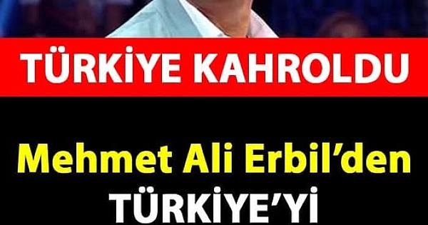Mehmet Ali Erbil'den üzen haber  