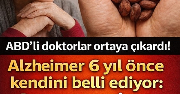 Alzheimer kendini yıllar evvel belli ediyor