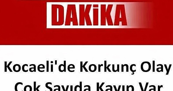 Kocaeli'den acı haber