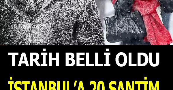 Kar geliyor tarih belli oldu