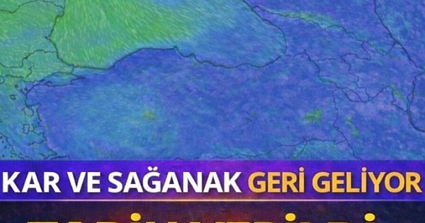 Kar yağışı ve sağanak geri geliyor 