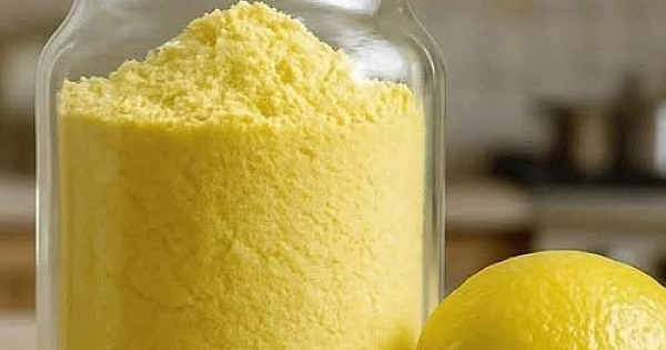 Limon tozu yapmak çok kolay 