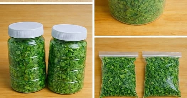 Maydanozu böyle saklarsınız ve bir yıl taze kalır