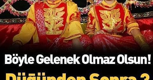 Mide bulandıran evlilik geleneği! 