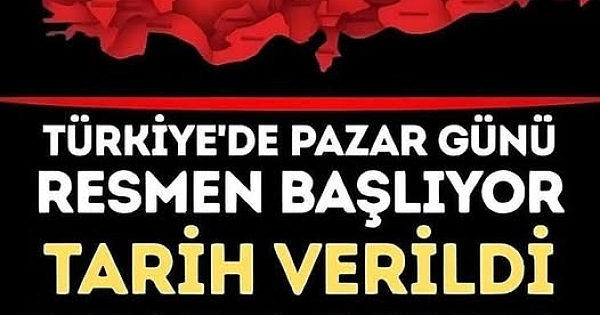 Tarih verildi başlıyor...