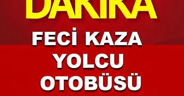 Yolcu otobüsü tıra çarptı