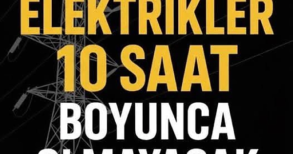14 Şubat Cumartesi büyük elektrik kesintileri 