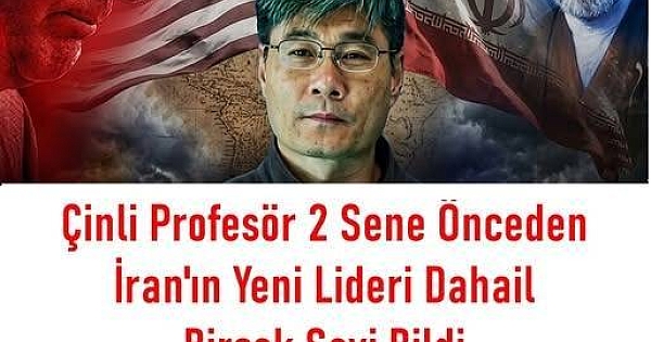 Çinli profesör açıklamış 