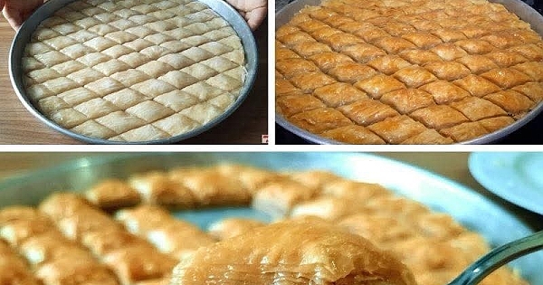 El Açması Cevizli Baklava Tarifi 