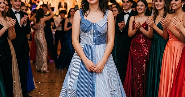 Babasının eski gömleklerinden 