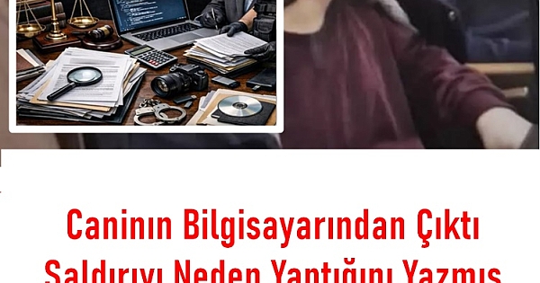 Planı neden yaptığını notta yazmış 
