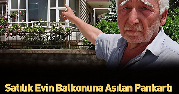 Balkonuna asılan yazıyı görenler vazgeçiyor 