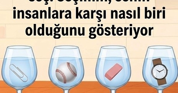 Hangi Bardakta Daha Çok Su Var 