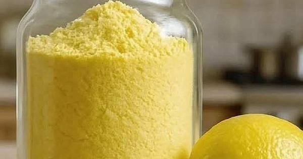 Limon tozu yapmak çok kolay 