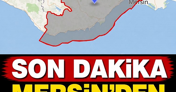 Mersin'den üzen haber