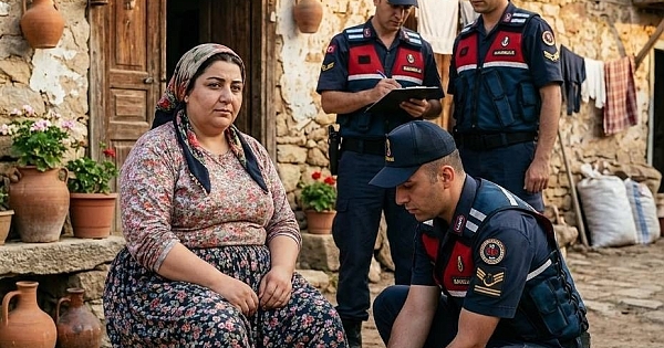 Üniformasını çıkarıp Komiser Elif Kaya 