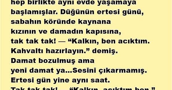 iç güveysi damadın zor günleri 