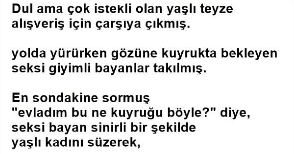 Yaşlı dul kadın fıkrası 