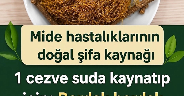 Hazımsızlık ve mide asidine iyi geliyor 
