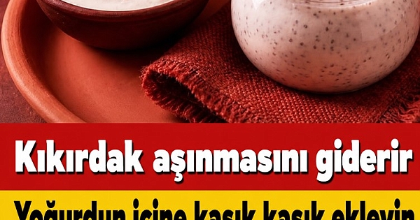 İçine kaşık kaşık eklerseniz