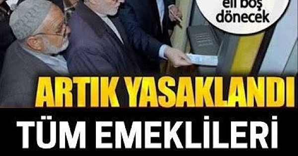 Tüm emeklileri kapsıyor