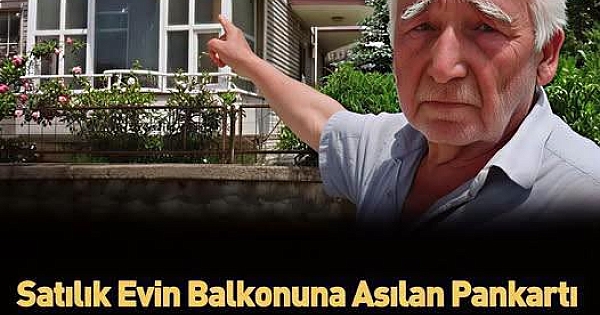 Balkonuna asılan yazıyı görenler vazgeçiyor 