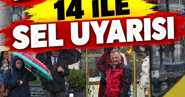 14 ile gök gürültülü yağış uyarısı 