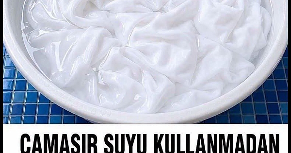 Çamaşır suyu kullanmadan beyazları kar beyaz yapın 