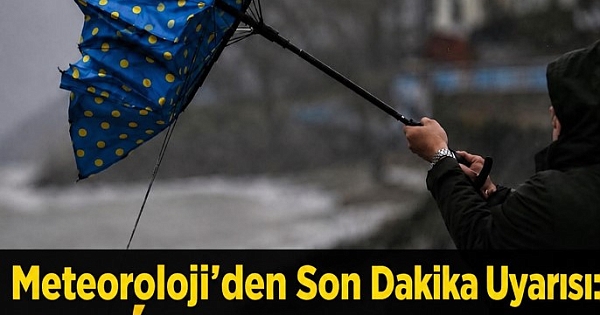 Hava durumu bir anda tersine dönüyor 