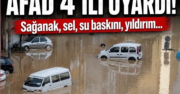 Meteorolojiden 4 il için uyarı yapıldı