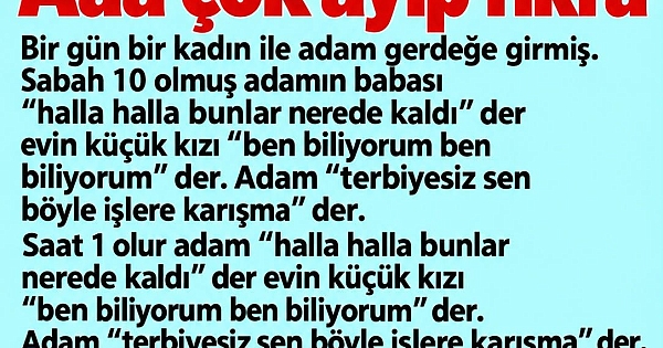 Saat 10 olmuş adamın babası 
