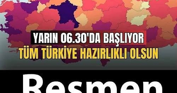 Uzmanlar Yarın İçin Açıklama Yaptı 