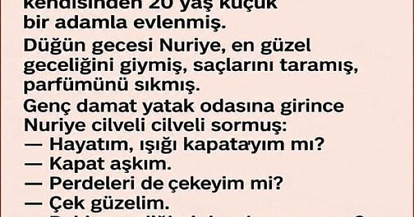 65 yaşındaki Nuriye Hanım 
