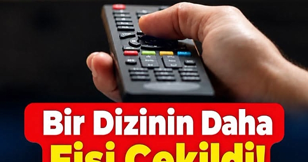 Kanal dizinin fişini çekiyor
