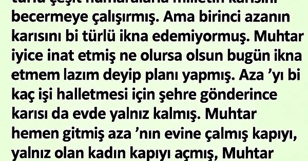 Köyün muhtarı 