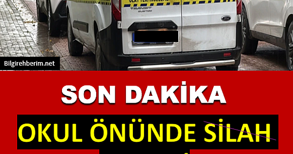 Okul önünde yaşandı
