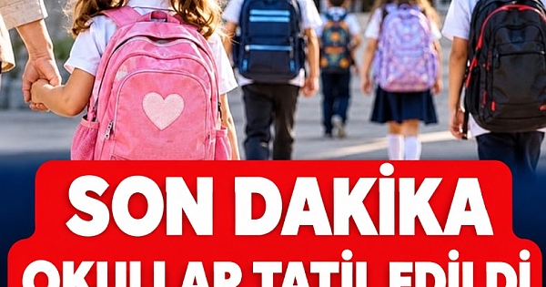 SON DAKİKA | Okullar yarın tatil edildi
