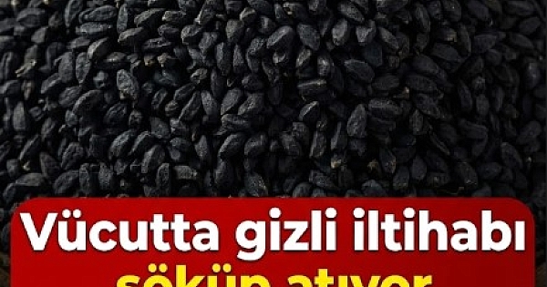Vücuttan gizli iltihabı söküp atıyor