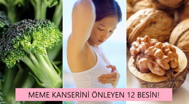 Meme Kanseri Riskini Azaltan Besinler! 12 Kanser Savar Yiyecek