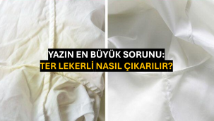 Yazın En Büyük Sorunu: Ter Lekeleri Nasıl Çıkarılır?